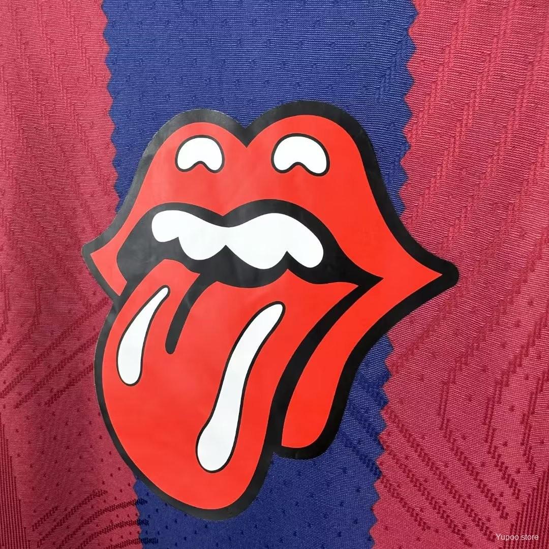 23/24 BARCELONA HOME ROLLING STONES SPECIAL JERSEY