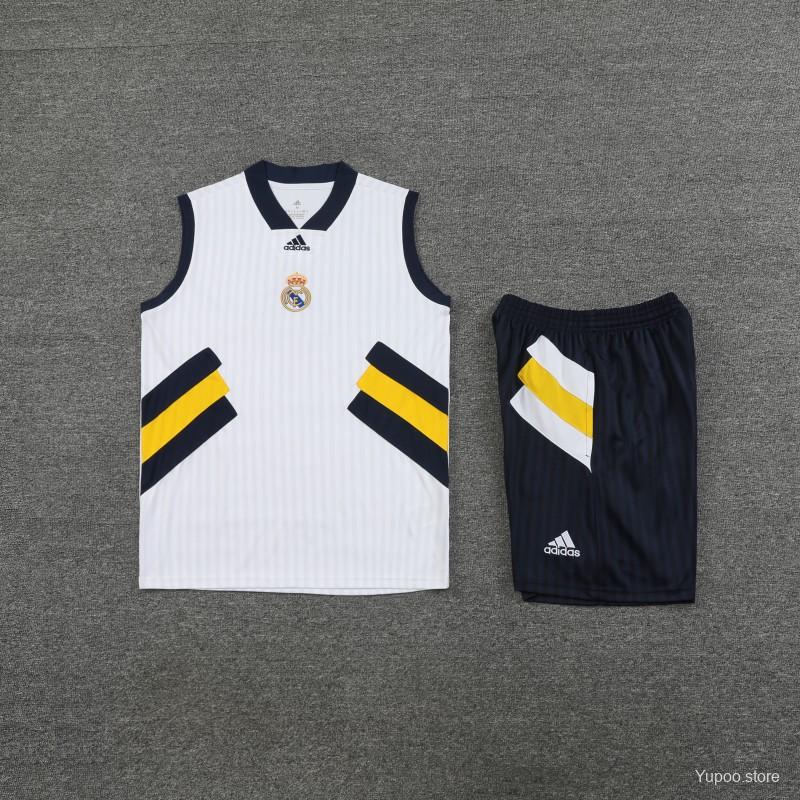 23/24 RM WHITE VEST + SHORTS