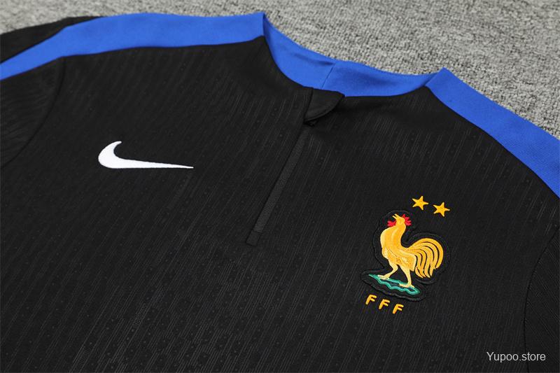 Player Version 2024 France Black Tracksuit