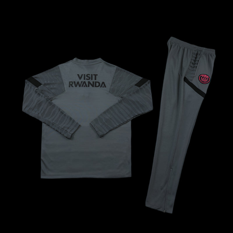 PSG 21/22 PINK AND GREY TRACKSUIT