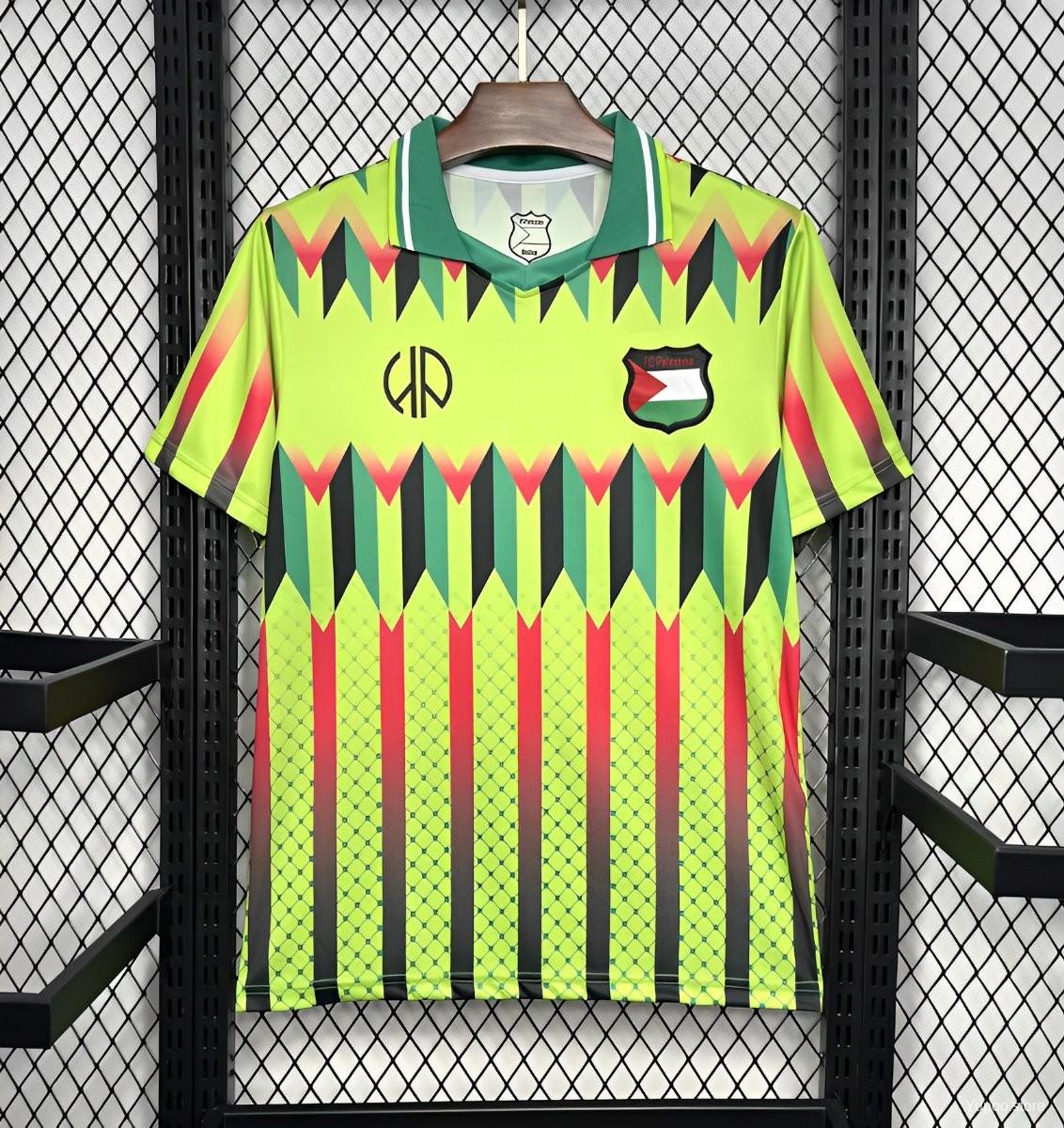 24/25 CD Palestino x Hypepeace Green Jersey