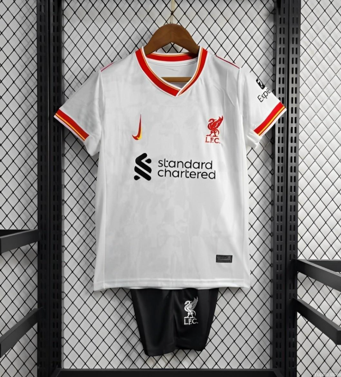 KIDS LIVERPOOL THIRD WHITE JERSEY 24/25