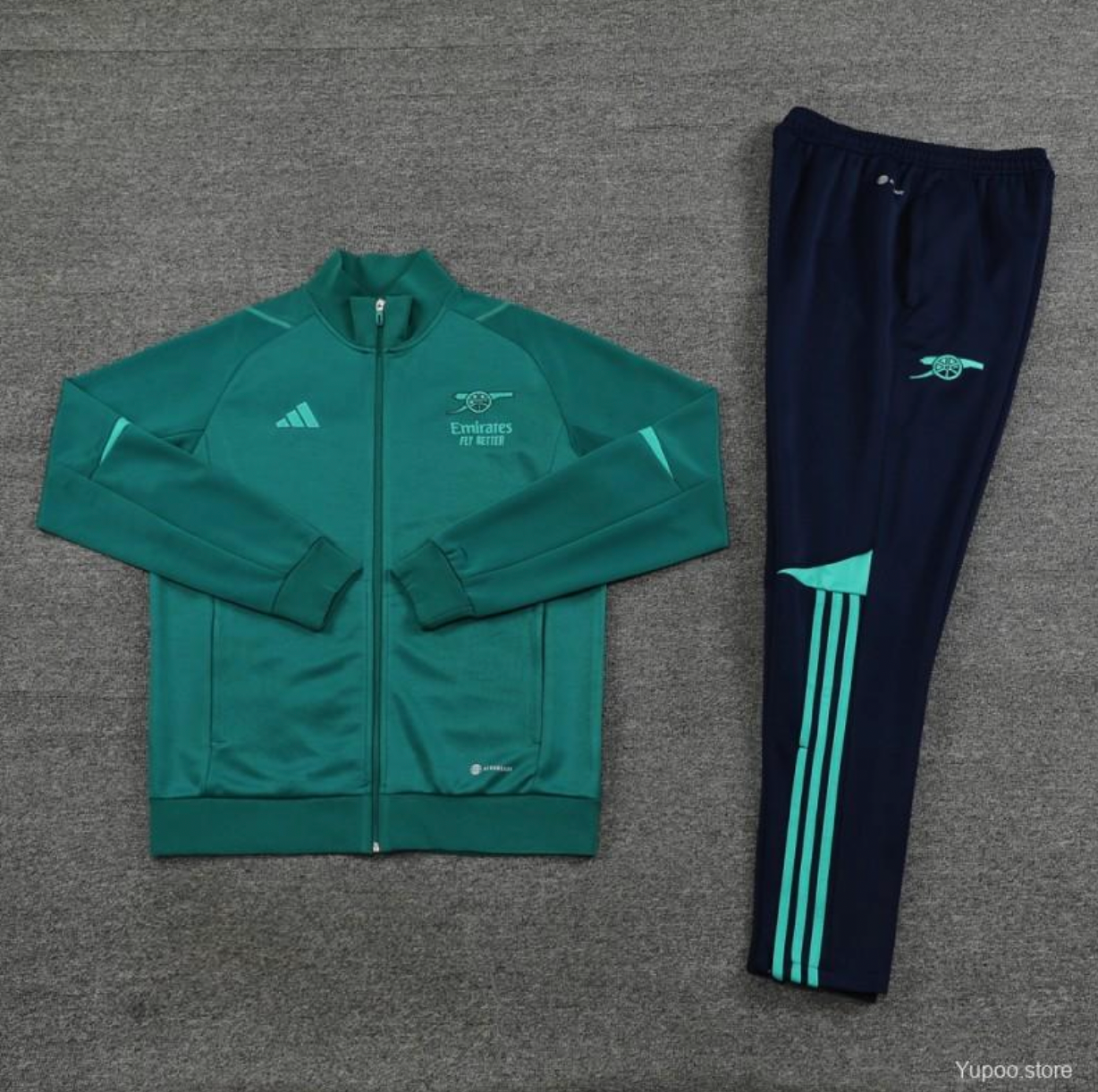 ARSENAL GREEN TRACKSUIT 23/24