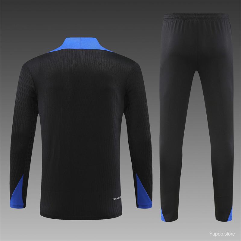 Player Version 2024 France Black Tracksuit