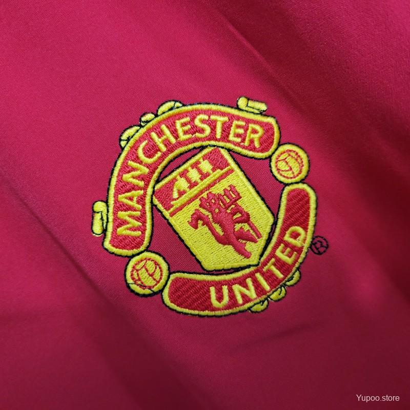 MANCHESTER UNITED 02/04 HOME KIT