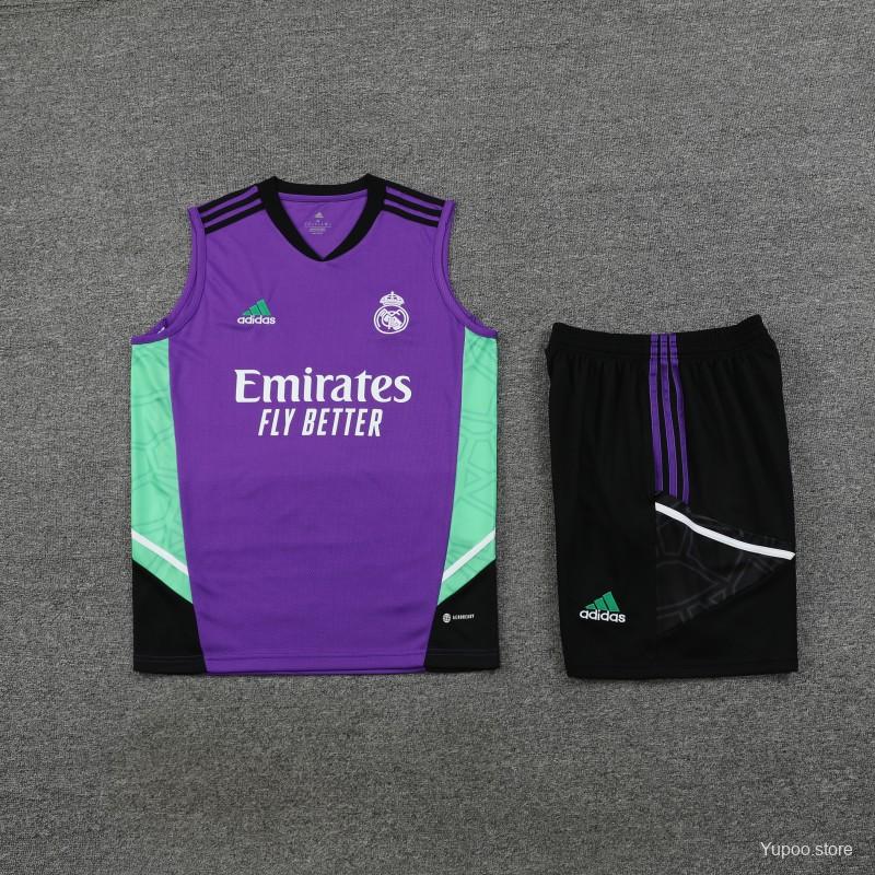 23/24 RM PURPLE VEST + SHORTS