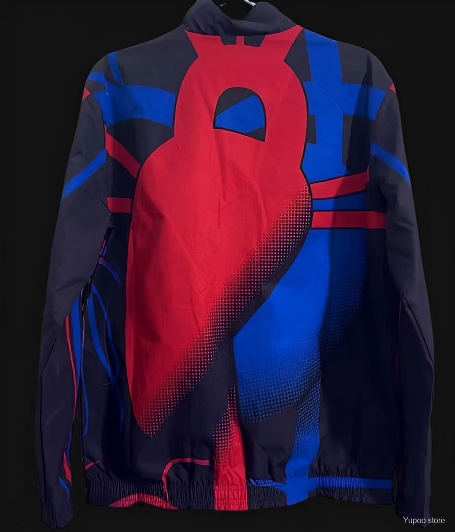 BARCELONA PATTA SPECIAL EDITION PRE-MATCH REVERSIBLE ZIPPER JACKET 23/24