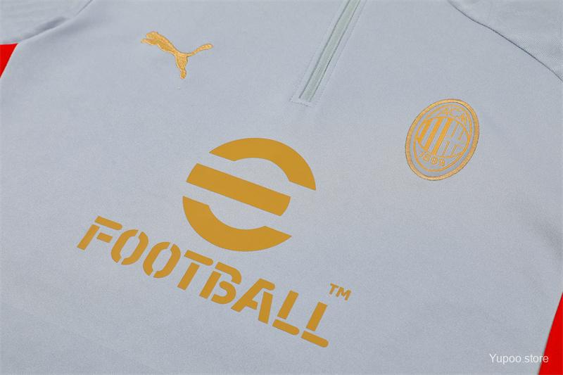 24/25 AC Milan Grey Tracksuit