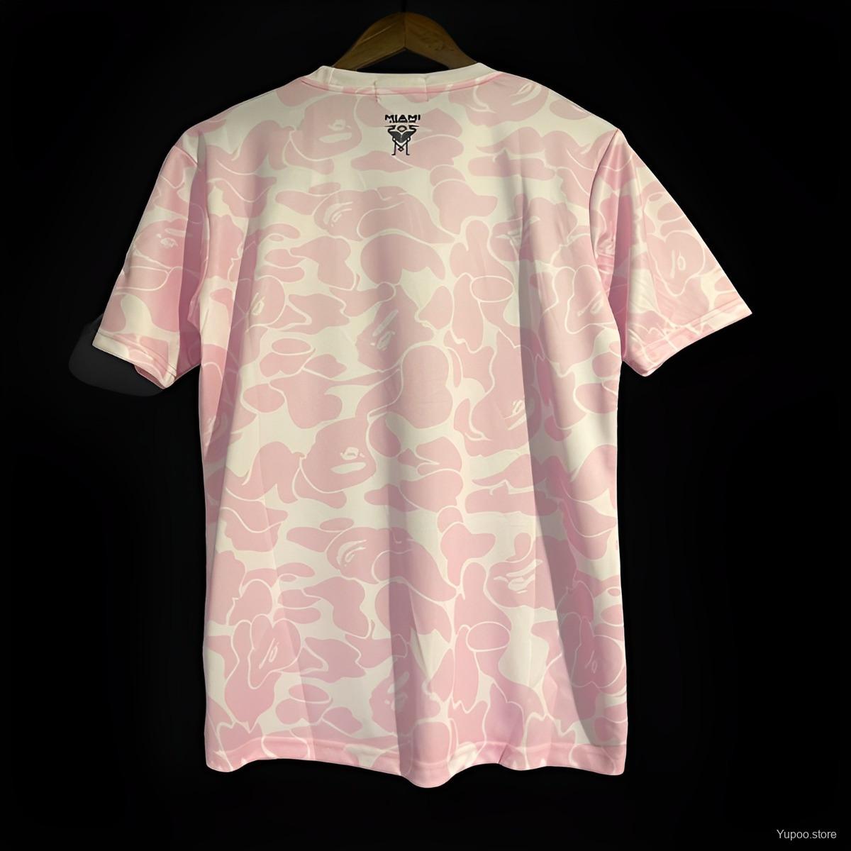 PINK INTER MIAMI X BAPE SPECIAL JERSEY 23/24