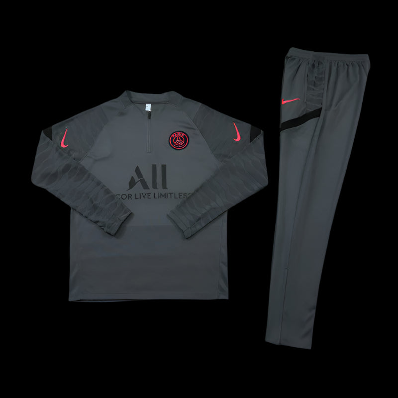 PSG 21/22 PINK AND GREY TRACKSUIT