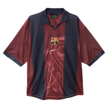 CJ X NIKE X FC BARCELONA RETRO 2000/01 HOME SKELETON JERSEY