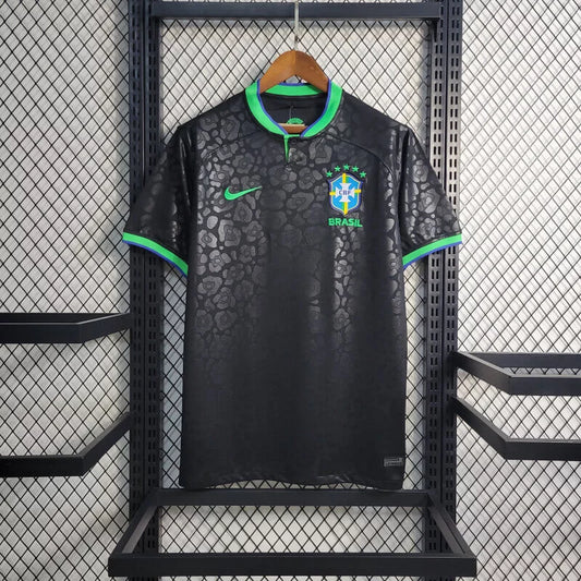 BRAZIL BLACK-GREEN LEOPARD PRINT