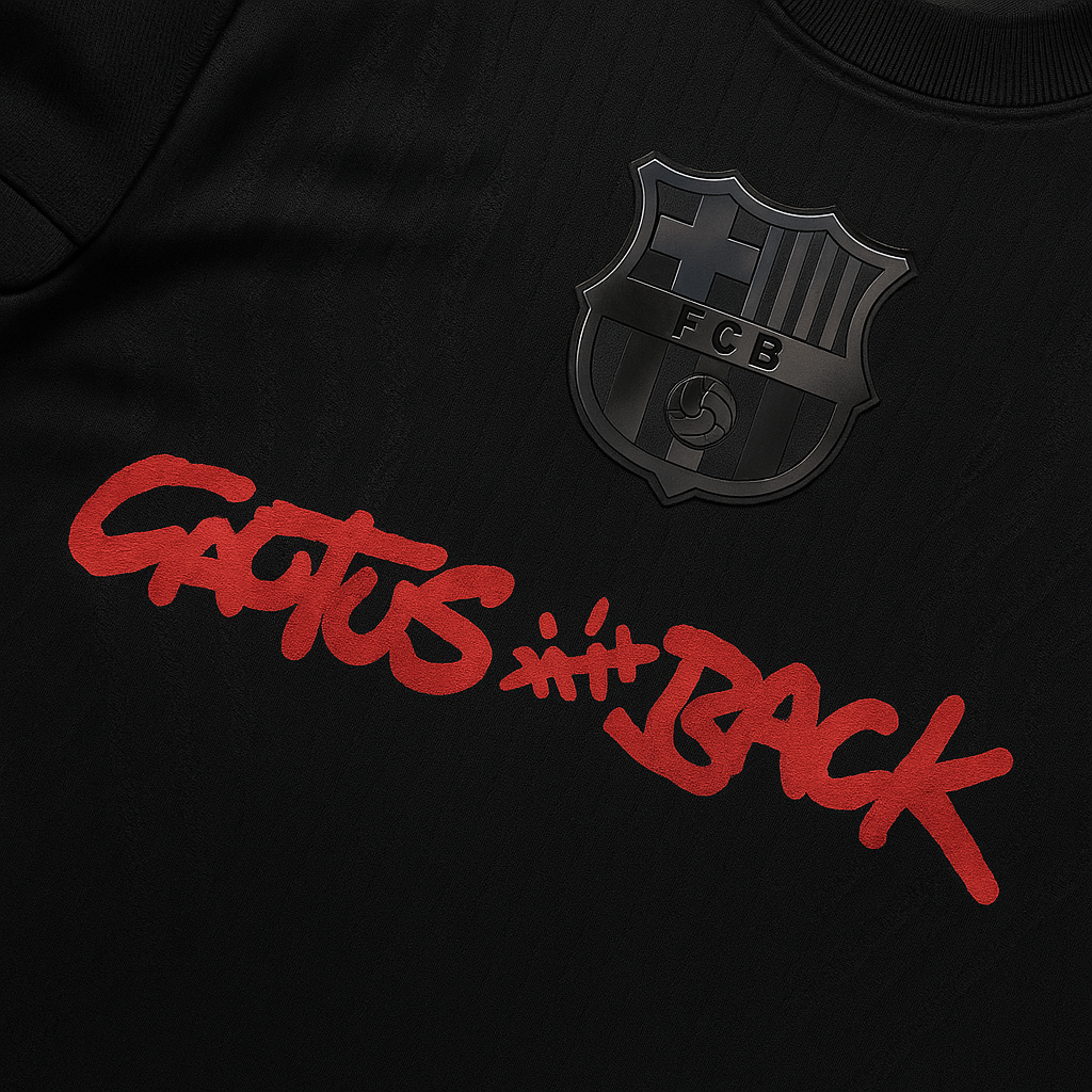 FC BARCELONA 2024/25 MATCH AWAY X CACTUS JACK JERSEY